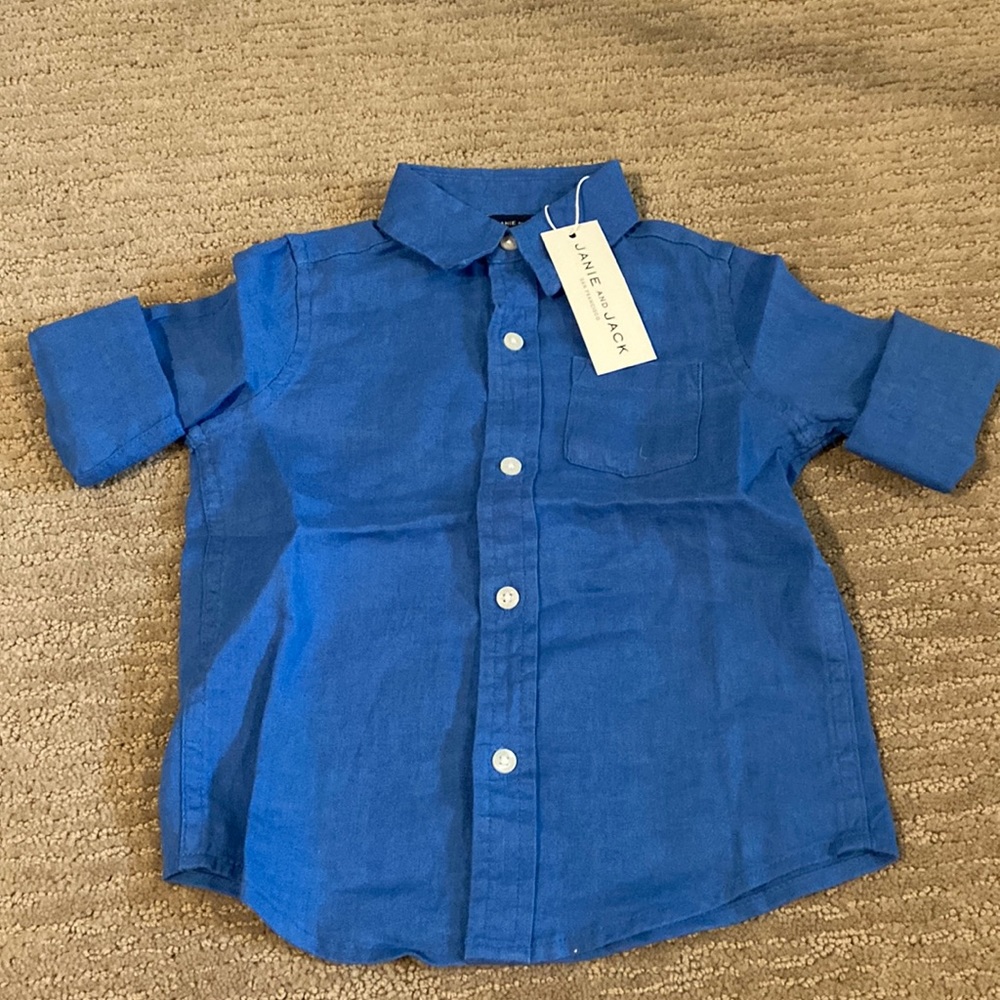 Janie and Jack toddler button-up shirt